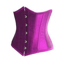 Stunning Satin Waist Underbust Corset Bustier Top Lace up boned Sexy Lingerie Corset Basques Korsett Waist Cincher