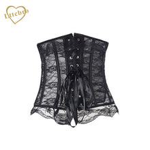 Lace Underbust Corset Summer Breathable Body Shaper Sexy Lace Waist Trainer Girdle Palace Style Slimming Underwear Women 2016