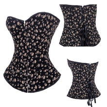 Skull Print Overbust Corset