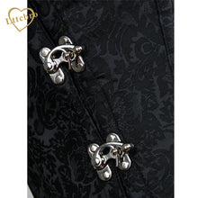 Black Steampunk Corset and Bustier Brocade Sexy Cupless Vest Corset Gothic Waist Corsets Steel Boned Cosplay Clothing