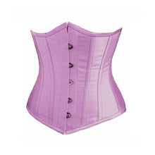 Stunning Satin Waist Underbust Corset Bustier Top Lace up boned Sexy Lingerie Corset Basques Korsett Waist Cincher