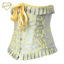 Waist Trainer Corsets and Bustiers Sexy Underbust Corset Slimming Halloween Corsets Lace Up Gothic Steel Boned Corselet Top