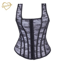 Black Lace Halter Corset