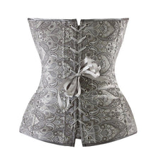 Women's Strap Jacquard Overbust Corsets