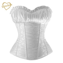 Women's Strap Jacquard Overbust Corsets
