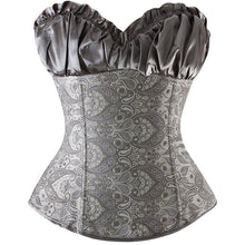Women's Strap Jacquard Overbust Corsets