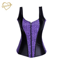 Grey Halter Straps Corset