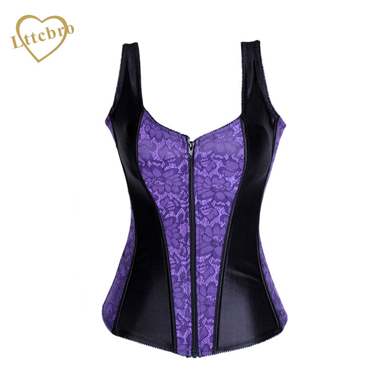 Grey Halter Straps Corset