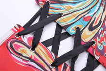 Denim Overbust Corset