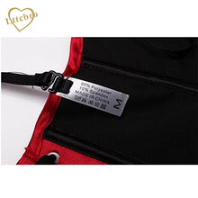 Red Secret Desires Quarter Soft Satin Finish and Black Lace Overlay Cup Underbust Corset Bustier Top