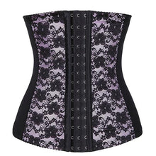 Women's Lace Decorate 9 Steel Boned Underbust Corset Waist Cincher