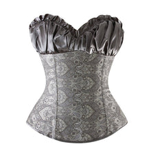 Women's Strap Jacquard Overbust Corsets