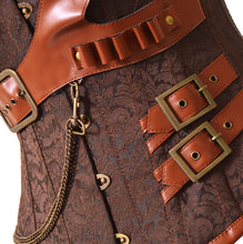 Fashion Sexy Retro Waist Steel Boned Corsets Women Steampunk Corset Waist Cincher Brocade Bustiers for Women Gifts S-2XL