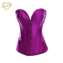 Women Steel Boned Overbust Corsets