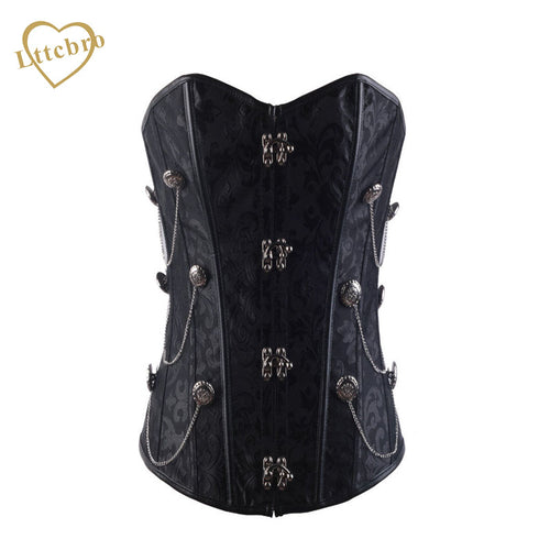 Women's Steampunk Overbust Corset