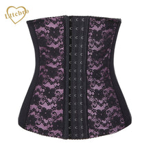 Women's Lace Decorate 9 Steel Boned Underbust Corset Waist Cincher