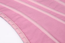 Pink Brocade Full-Back Overbust Corset