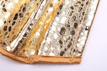 Golden Burlesque Overbust Corset
