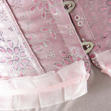 Pink Floral Women's Corset
