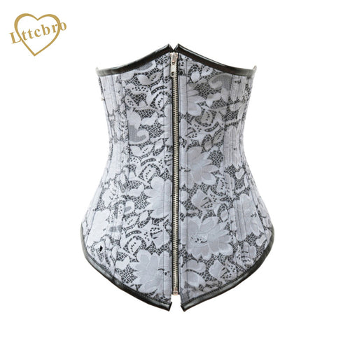 Zipper Underbust corset