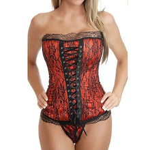 Burlesque Lace-Up Overbust Corset