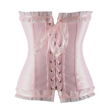 Pink Floral Women's Corset
