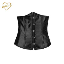 Stunning Satin Waist Underbust Corset Bustier Top Lace up boned Sexy Lingerie Corset Basques Korsett Waist Cincher