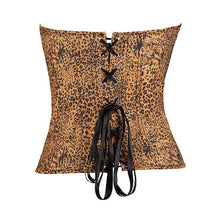 Women's Leopard Overbust corsets