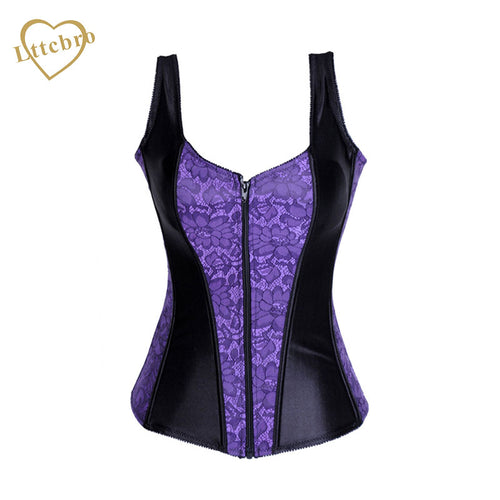 Grey Halter Straps Corset