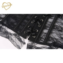 Lace Underbust Corset Summer Breathable Body Shaper Sexy Lace Waist Trainer Girdle Palace Style Slimming Underwear Women 2016